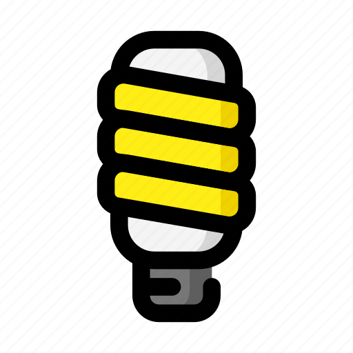 Lamp, led, light bulb, energy saver, lightbulb, smartlamp, illumination icon - Download on Iconfinder