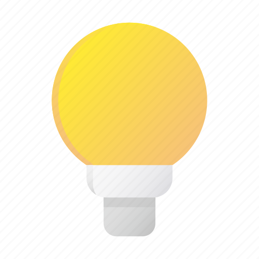 Lamp, led, energy saver, light, bulb, lightbulb, yellow icon - Download on Iconfinder