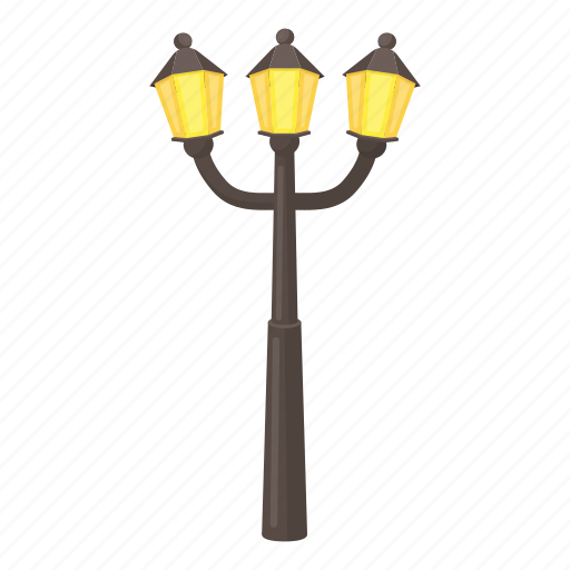 Lantern, light, retro, source, street pillar icon - Download on Iconfinder