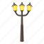 lantern, light, retro, source, street pillar 