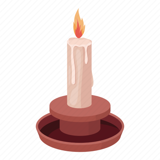 Candle, candlestick, flame, light, source, wick icon - Download on Iconfinder