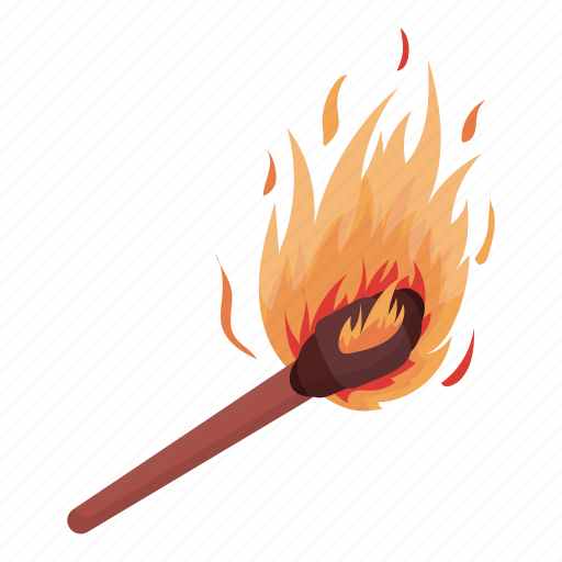 Fire, flame, light, match, source icon - Download on Iconfinder