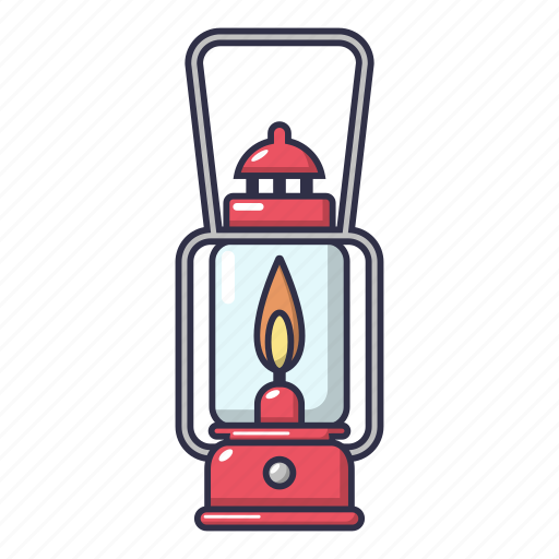 Cartoon, gas, kerosene, lamp, lantern, object, oil icon - Download on Iconfinder