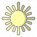cartoon, element, heat, object, sun, sunshine, weather