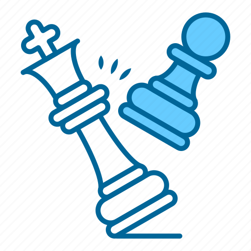 Checkmate, chess, game, game over, king, pawn, strategy icon - Download on Iconfinder