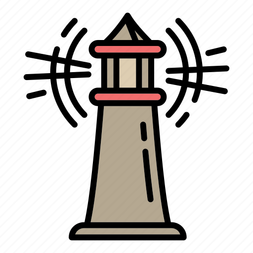 Warning, lighthouse icon - Download on Iconfinder