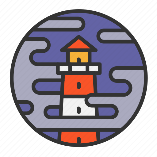 Fog, light, lighthouse, ocean, sea icon - Download on Iconfinder