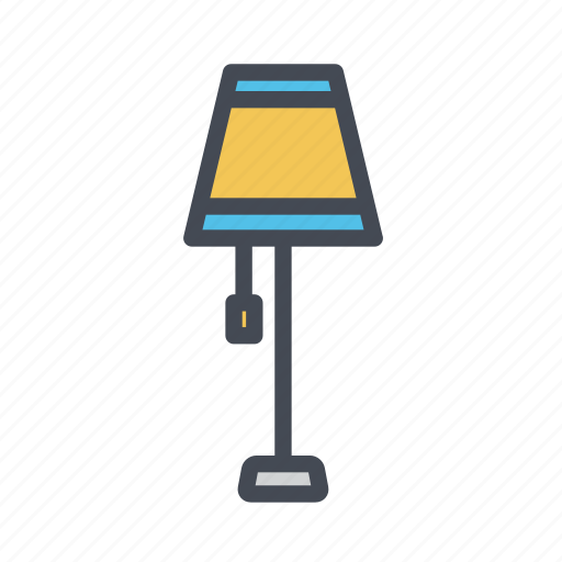 Club lamp, floor lamp, standing light, lamp, light, lighting icon - Download on Iconfinder