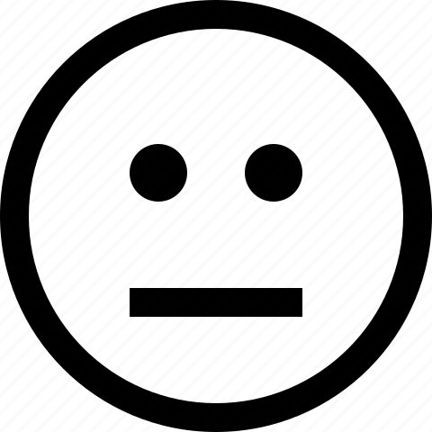 Emoticon, emotion, neutral, smiley icon - Download on Iconfinder