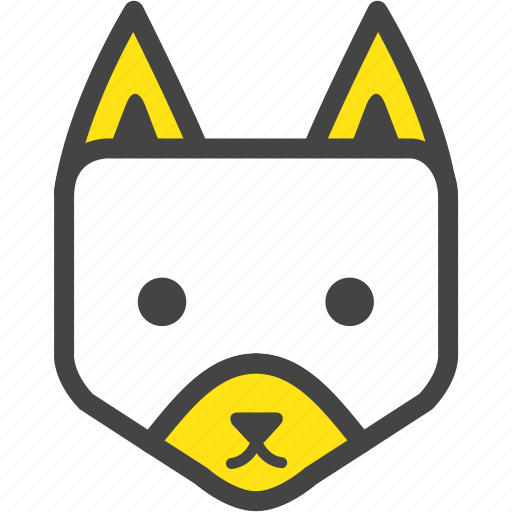 Cute, fox, nature, vixen, zoo icon - Download on Iconfinder