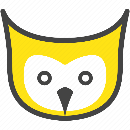 Bird, nature, owl, yellow, zoo icon - Download on Iconfinder