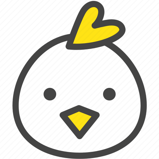 Chicken, farm, hen, nature, rooster, yellow icon - Download on Iconfinder