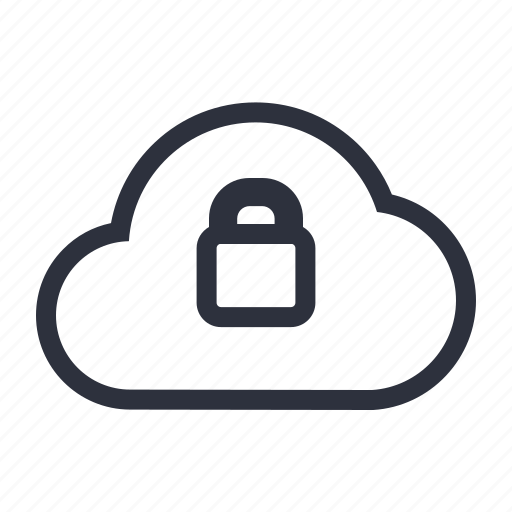 Cloud, computing, data, lock, network, secure, security icon - Download on Iconfinder