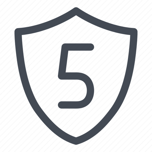 Level, level five, secure, security icon - Download on Iconfinder