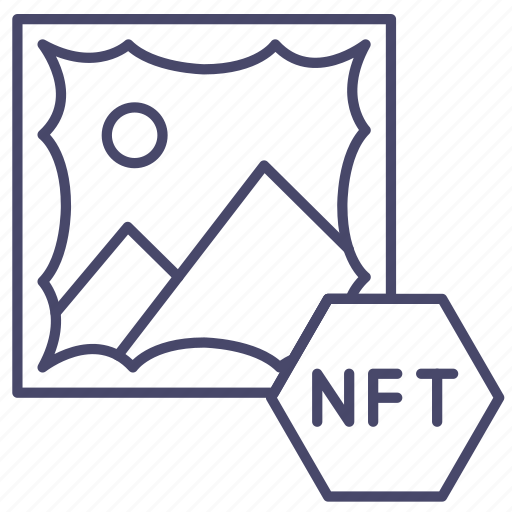 Nft, non, fungible, token, art icon - Download on Iconfinder
