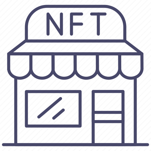 Nft, non, fungible, token, store, market icon - Download on Iconfinder