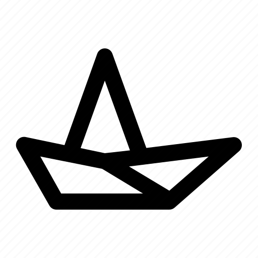 Paper boat, origami, origami boat, toy boat icon - Download on Iconfinder