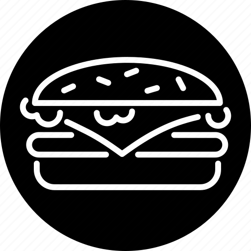 Burger, cheeseburger, fast food, food, hamburger, junk food, snack icon - Download on Iconfinder