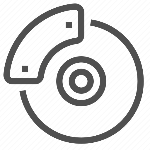 Automobile, brake, car, disc, garage, pads, service icon - Download on Iconfinder