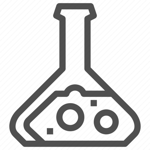 Experiment, flask, glass, reaction, science, test, tube icon - Download on Iconfinder