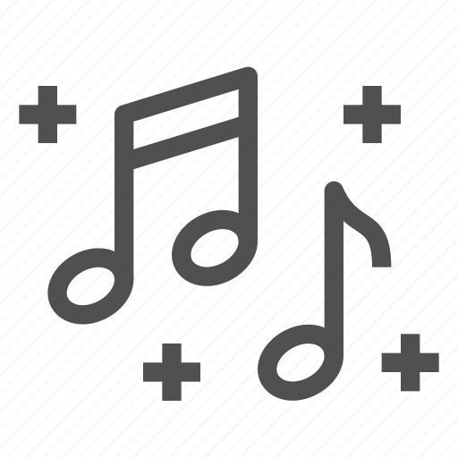 Celebration, chime, melody, music, notes, party, song icon - Download on Iconfinder