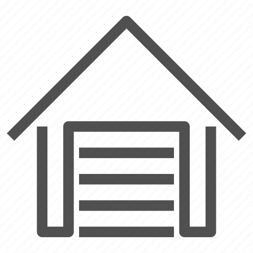 Building, estate, garage, home, house, real, shed icon - Download on Iconfinder
