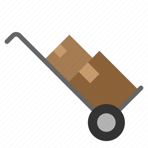 Container, delivering, door, home, package, service, shipping icon - Download on Iconfinder