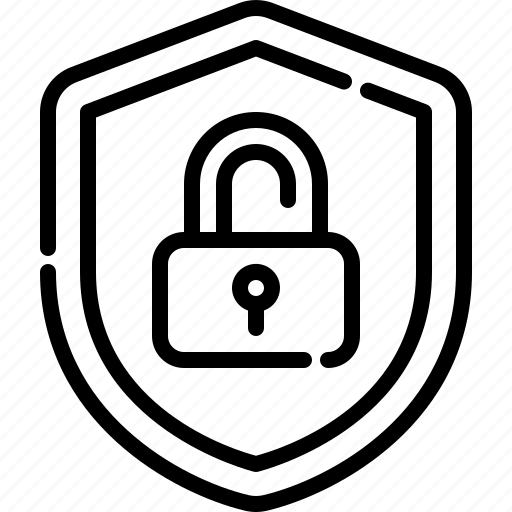 Lock, keyhole, shield, protection, safety icon - Download on Iconfinder