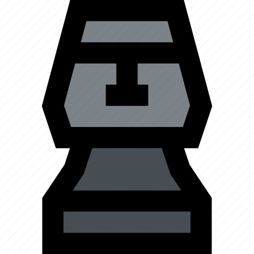 Building, chile, face, landmark, moai icon - Download on Iconfinder