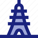 building, eiffel, france, landmark, paris 