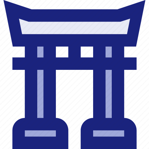 Building, japan, landmark, torii gate icon - Download on Iconfinder