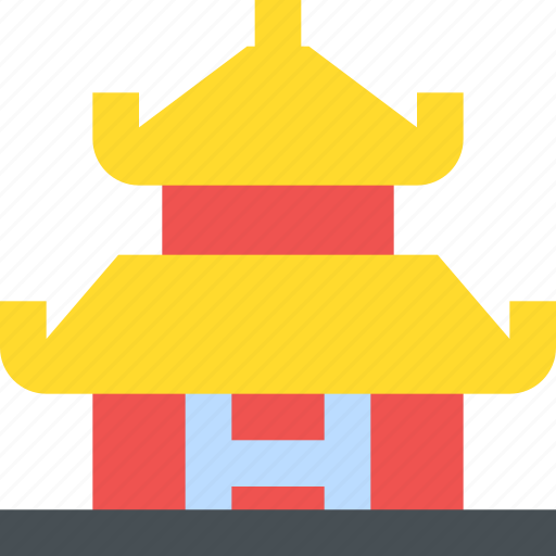 Building, chinese, landmark, pagoda icon - Download on Iconfinder