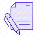 document, list, page, paper, pen, education, equipment, message, note