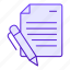 document, list, page, paper, pen, education, equipment, message, note 