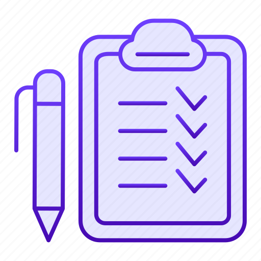 Document, list, page, paper, pen, education, equipment icon - Download on Iconfinder