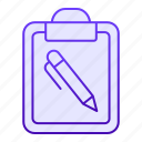 document, list, page, paper, pen, education, equipment, message, pad