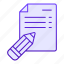 pencil, list, paper, message, note, notebook, document, drawing, education 