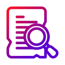 file, search, document, find, magnifying, glass