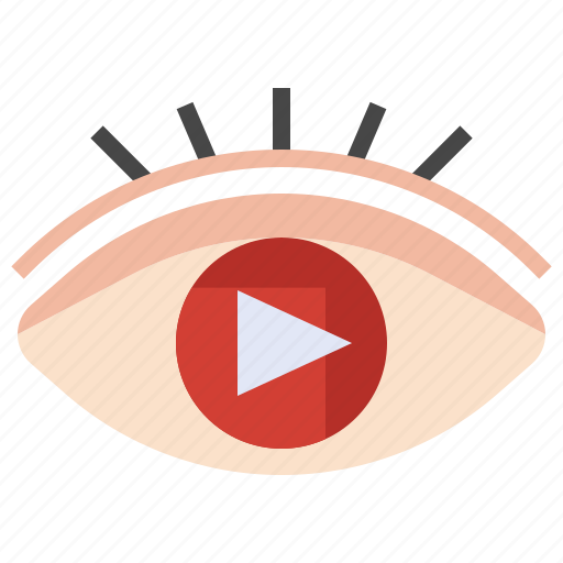 Eye, multimedia, option, player, video, view icon - Download on Iconfinder