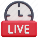 time, live, stream, broadcast, event, alarm, hour, element