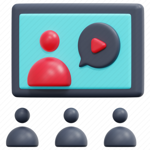 Online, class, conference, course, video, learning, education icon - Download on Iconfinder