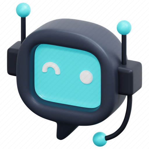 Chatbot, advisor, artificial, intelligence, assistant, chat, conversation 3D illustration - Download on Iconfinder