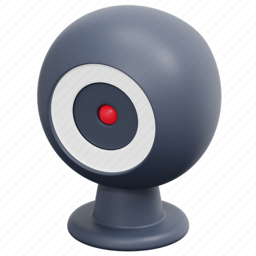 Webcam, cam, camera, broadcast, stream, live, video 3D illustration - Download on Iconfinder