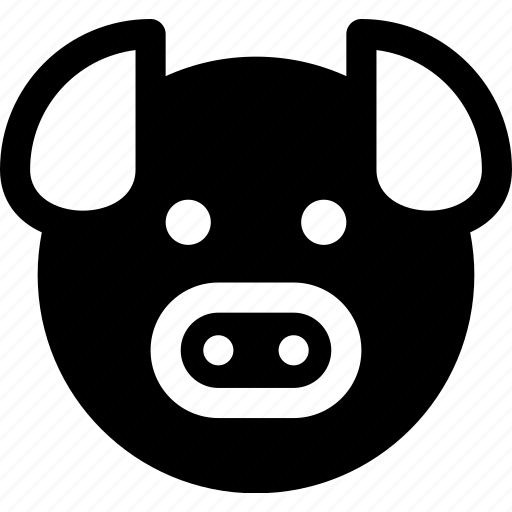 Animal, domestic, farm, mammal, meat, pig icon - Download on Iconfinder