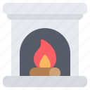 fireplace, chimney, flame, fire, warm, interior, living room