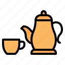 teapot, tea cup, tea set, kettle, cup, mug, kitchenware