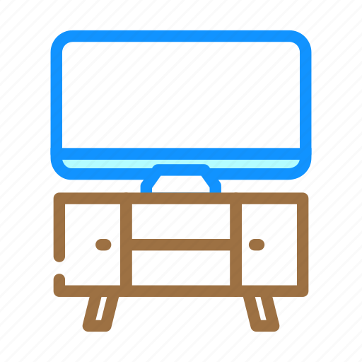 Media, stand, living, room, interior, furniture icon - Download on Iconfinder