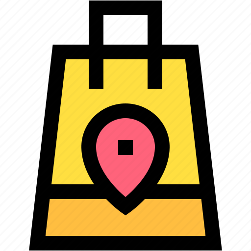 Shopping, bag, store, location icon - Download on Iconfinder