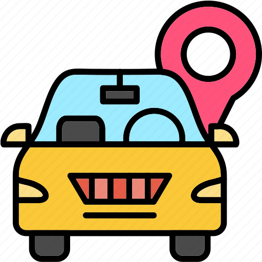 Car, location, gps, navigation, pin, service, vehicle icon - Download on Iconfinder