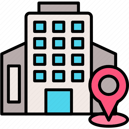 Office, building, company, real, estate, address, gps icon - Download on Iconfinder